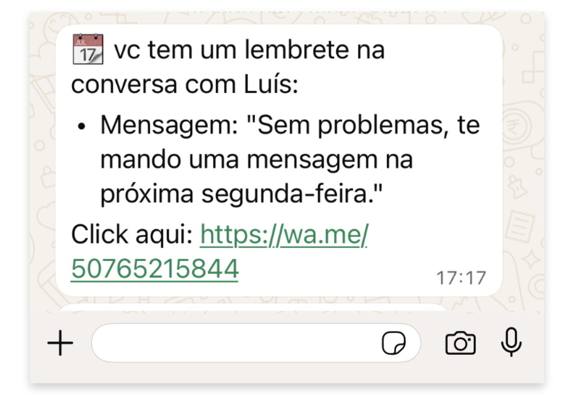 Não esqueça seus compromissos